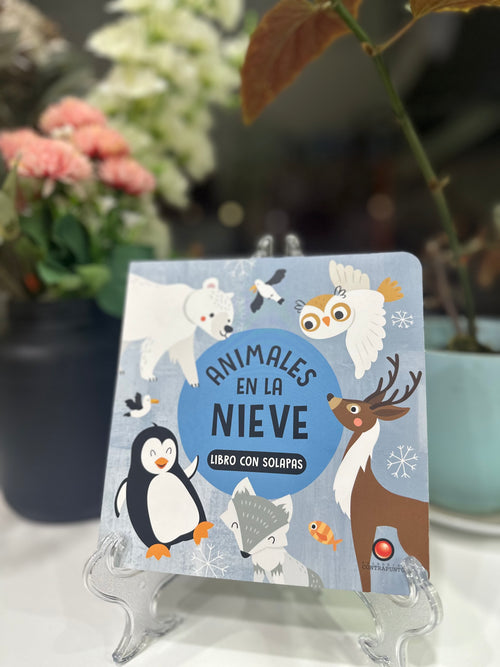 Animales en la nieve - Libro con solapas