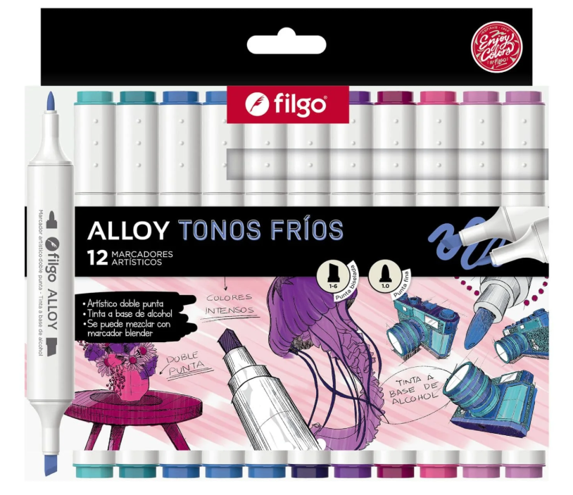 MARCADOR TONOS FRIOS FILGO